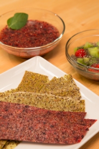 This recipe can be made into a yogurt, an oatmeal type dish, and fruit leathers.